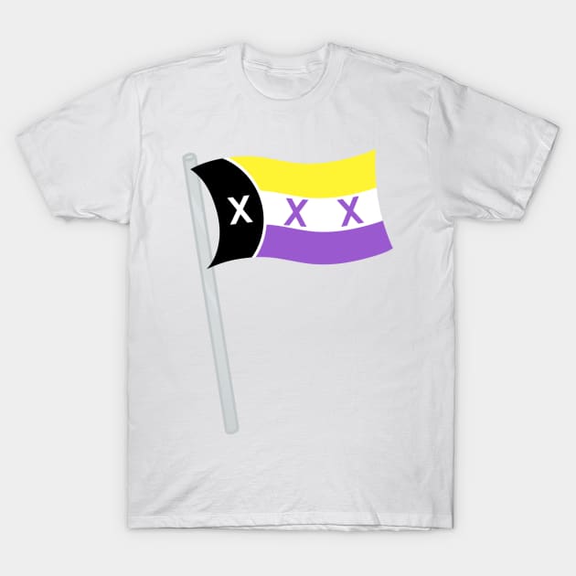 L'Manberg Pride - Non-Binary T-Shirt by WhiteRabbitWeirdo